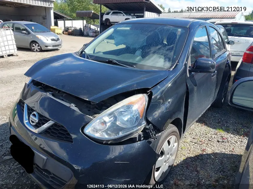 2015 Nissan Micra VIN: 3N1CK3CP5FL212019 Lot: 12624113