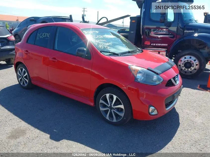 2015 Nissan Micra VIN: 3N1CK3CP8FL255365 Lot: 12626842