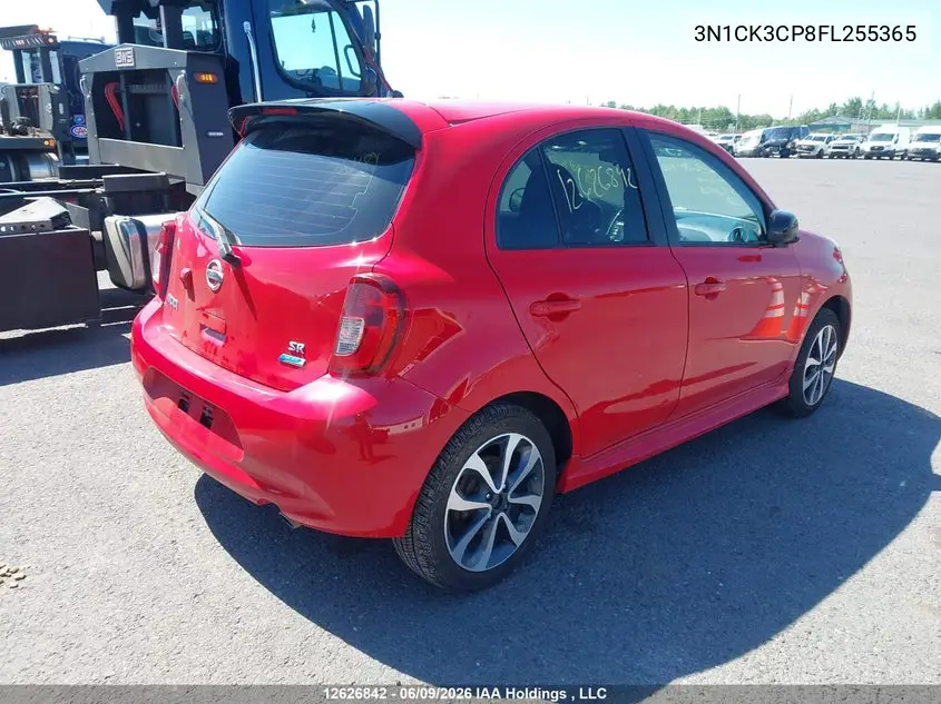 2015 Nissan Micra VIN: 3N1CK3CP8FL255365 Lot: 12626842