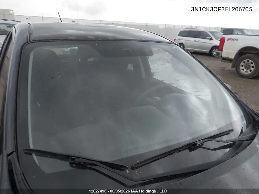 2015 Nissan Micra VIN: 3N1CK3CP3FL206705 Lot: 12627498