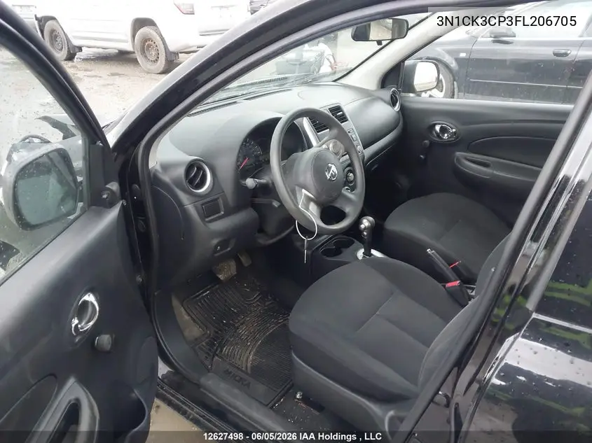 2015 Nissan Micra VIN: 3N1CK3CP3FL206705 Lot: 12627498