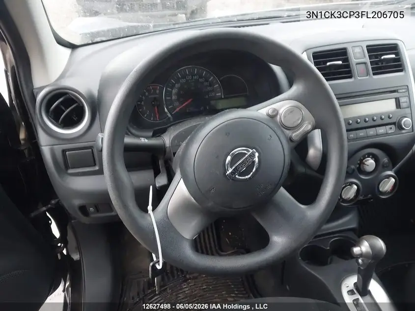 2015 Nissan Micra VIN: 3N1CK3CP3FL206705 Lot: 12627498