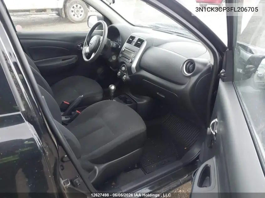 2015 Nissan Micra VIN: 3N1CK3CP3FL206705 Lot: 12627498
