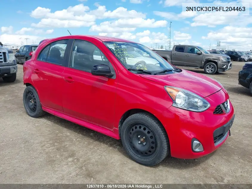 2015 Nissan Micra VIN: 3N1CK3CP6FL204463 Lot: 12637810