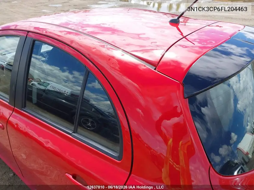 2015 Nissan Micra VIN: 3N1CK3CP6FL204463 Lot: 12637810