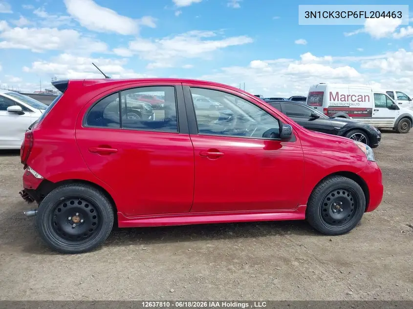 2015 Nissan Micra VIN: 3N1CK3CP6FL204463 Lot: 12637810