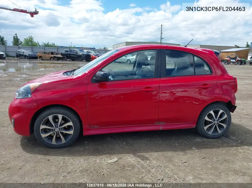 2015 Nissan Micra VIN: 3N1CK3CP6FL204463 Lot: 12637810