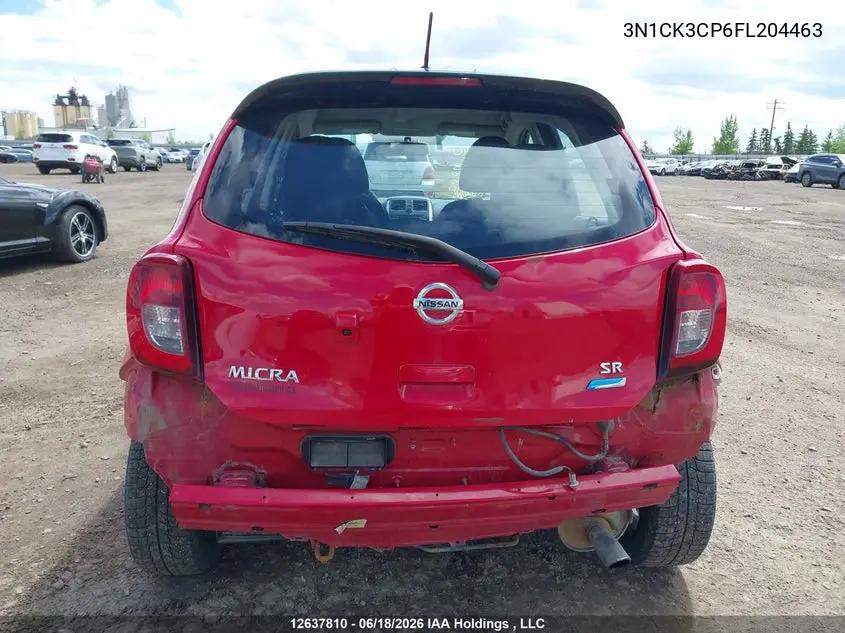 2015 Nissan Micra VIN: 3N1CK3CP6FL204463 Lot: 12637810