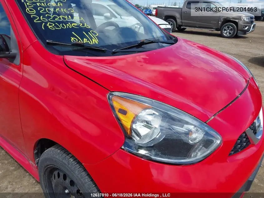 2015 Nissan Micra VIN: 3N1CK3CP6FL204463 Lot: 12637810