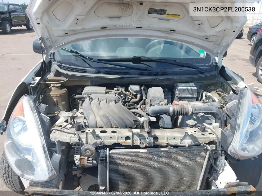 2015 Nissan Micra VIN: 3N1CK3CP2FL200538 Lot: 12644146
