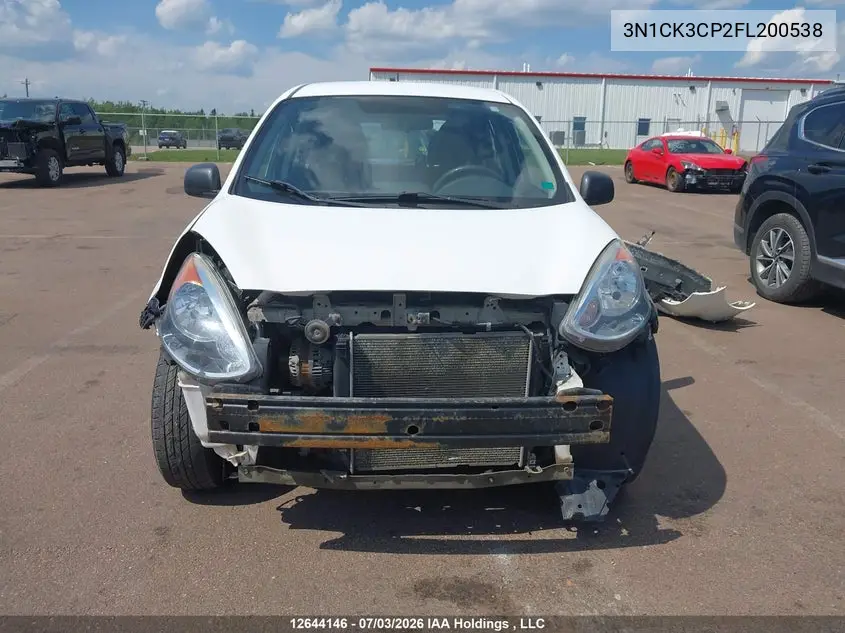 2015 Nissan Micra VIN: 3N1CK3CP2FL200538 Lot: 12644146