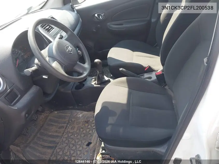 2015 Nissan Micra VIN: 3N1CK3CP2FL200538 Lot: 12644146