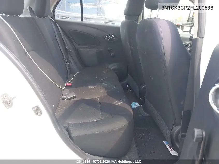 2015 Nissan Micra VIN: 3N1CK3CP2FL200538 Lot: 12644146