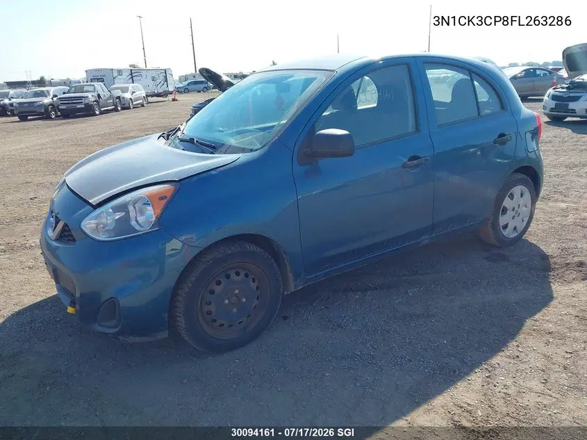 2015 Nissan Micra VIN: 3N1CK3CP8FL263286 Lot: 30094161
