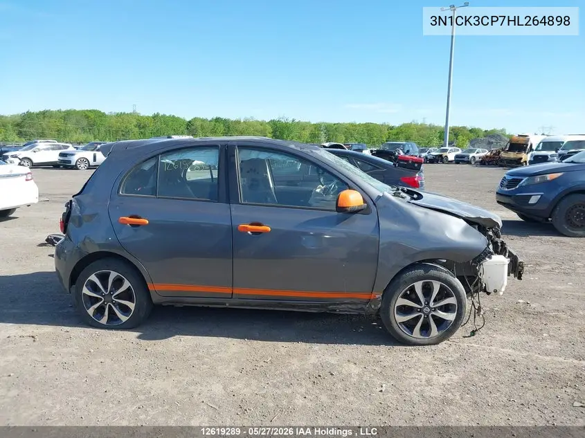 2017 Nissan Micra S/Sr/Sv VIN: 3N1CK3CP7HL264898 Lot: 12619289x