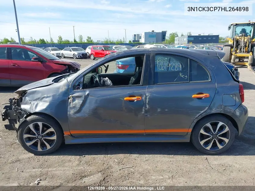 2017 Nissan Micra S/Sr/Sv VIN: 3N1CK3CP7HL264898 Lot: 12619289x
