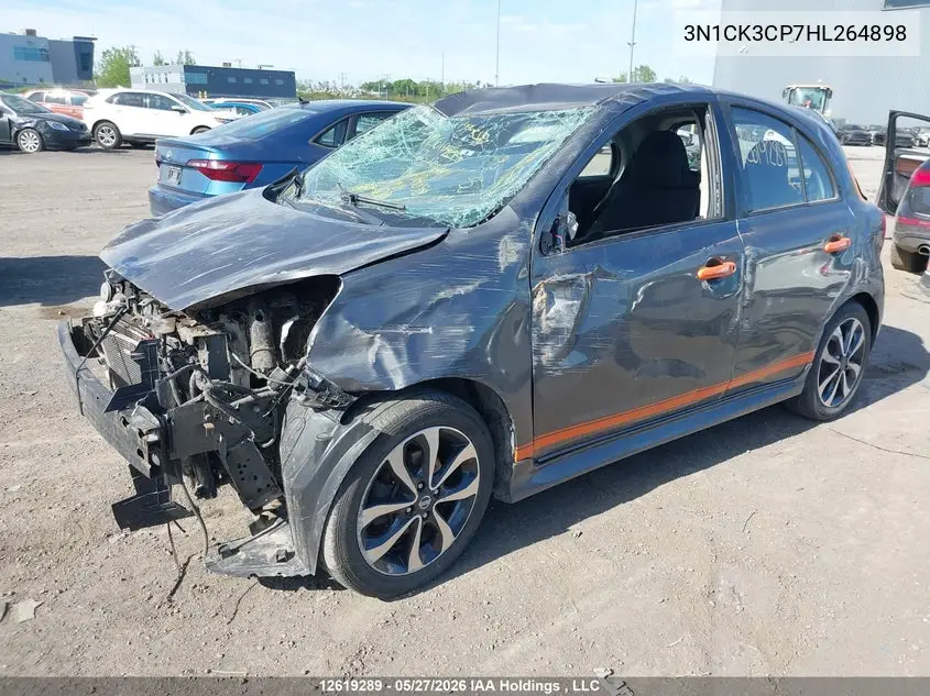 2017 Nissan Micra S/Sr/Sv VIN: 3N1CK3CP7HL264898 Lot: 12619289x