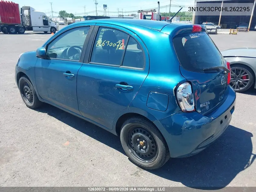 2017 Nissan Micra VIN: 3N1CK3CP0HL262295 Lot: 12630072
