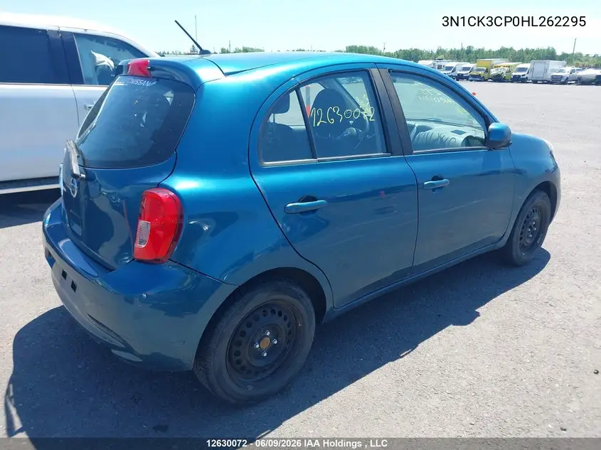 2017 Nissan Micra VIN: 3N1CK3CP0HL262295 Lot: 12630072