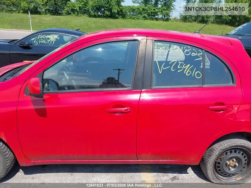 2017 Nissan Micra S/Sr/Sv VIN: 3N1CK3CP8HL254610 Lot: 12641823x