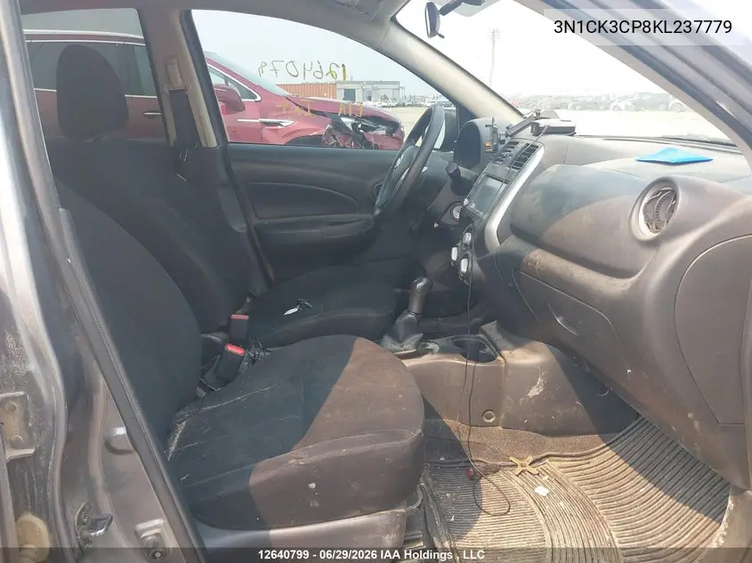 2019 Nissan Micra S/Sr/Sv VIN: 3N1CK3CP8KL237779 Lot: 12640799X