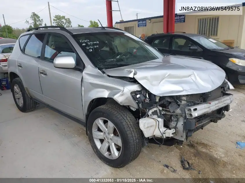 JN8AZ08W36W549575 2006 Nissan Murano S
