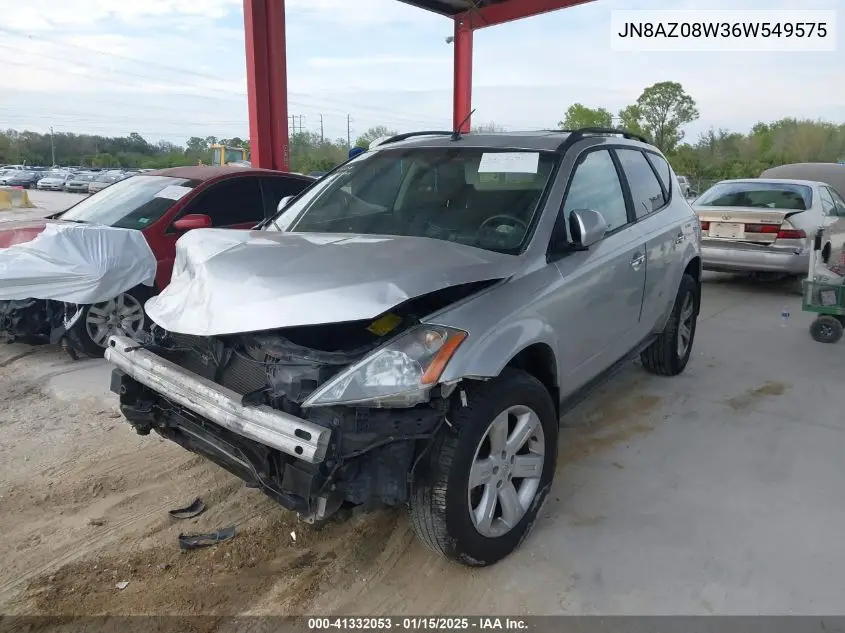 JN8AZ08W36W549575 2006 Nissan Murano S