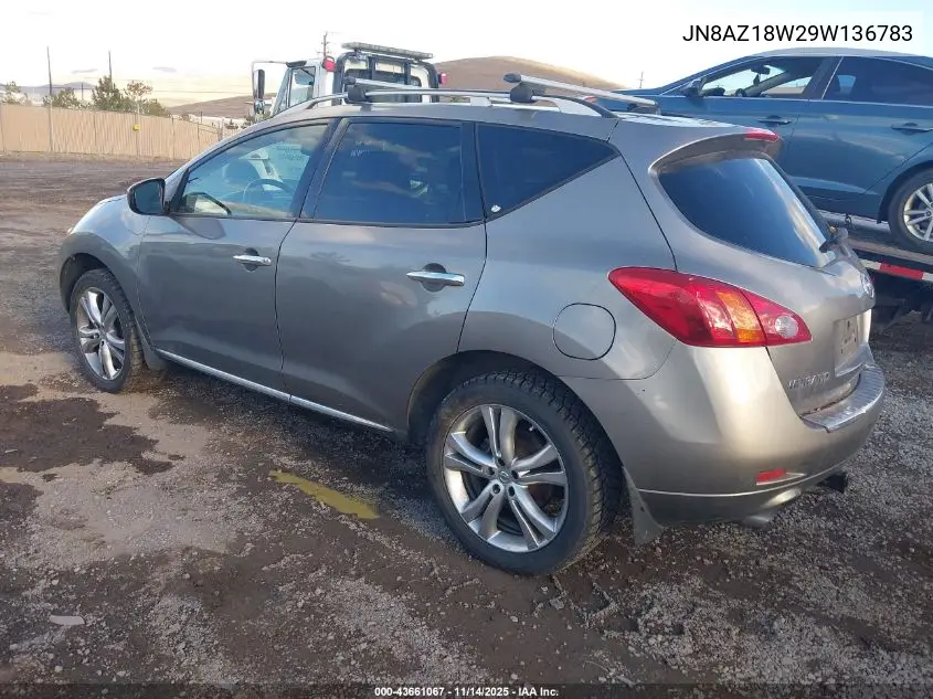 JN8AZ18W29W136783 2009 Nissan Murano Le