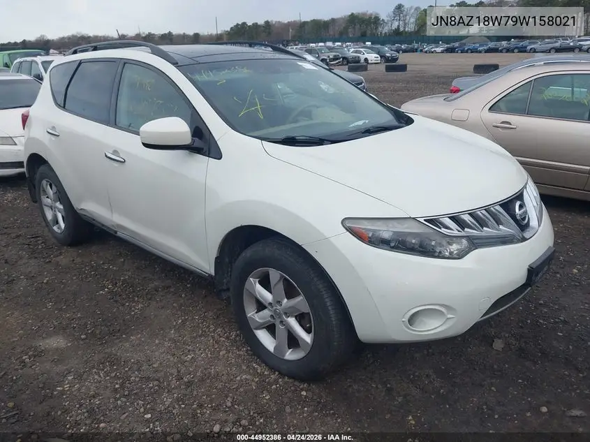 JN8AZ18W79W158021 2009 Nissan Murano Sl