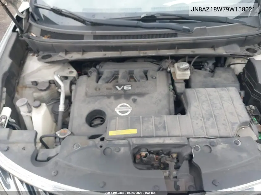 JN8AZ18W79W158021 2009 Nissan Murano Sl