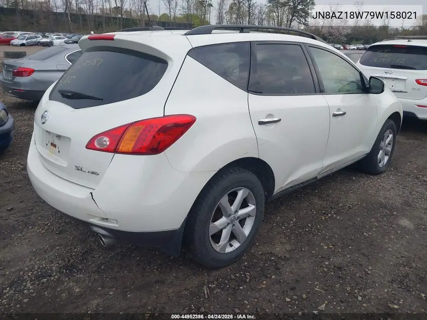 JN8AZ18W79W158021 2009 Nissan Murano Sl