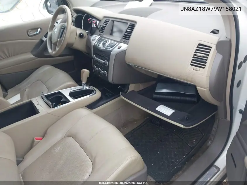 JN8AZ18W79W158021 2009 Nissan Murano Sl