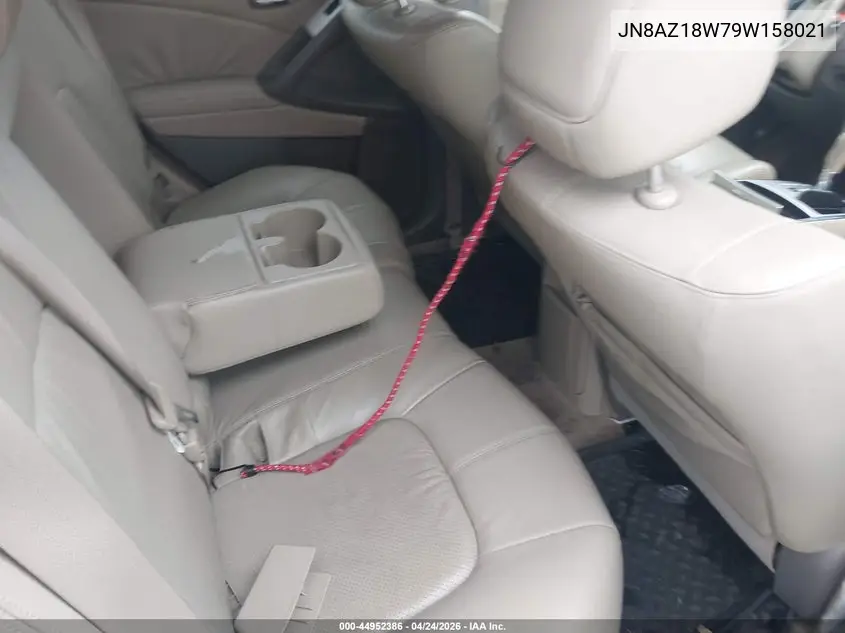 JN8AZ18W79W158021 2009 Nissan Murano Sl