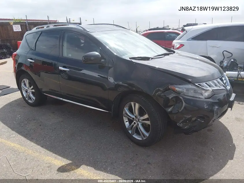 2009 Nissan Murano Le VIN: JN8AZ18W19W123829 Lot: 45325481