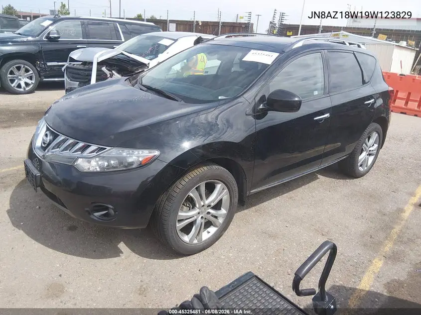 2009 Nissan Murano Le VIN: JN8AZ18W19W123829 Lot: 45325481