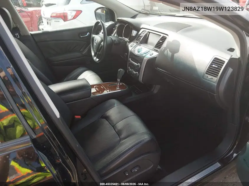 2009 Nissan Murano Le VIN: JN8AZ18W19W123829 Lot: 45325481