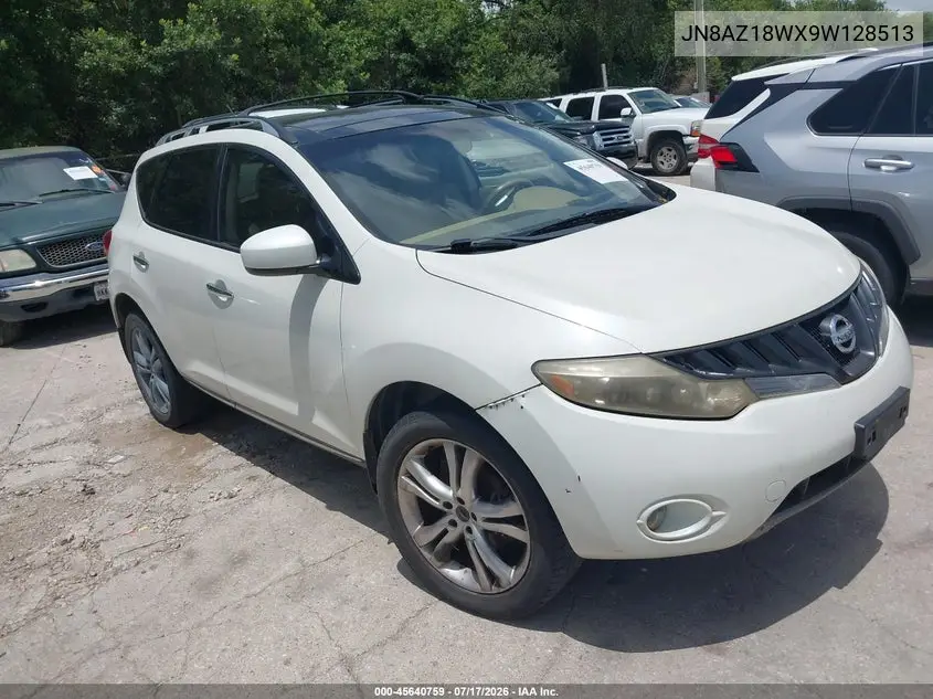 2009 Nissan Murano Le VIN: JN8AZ18WX9W128513 Lot: 45640759