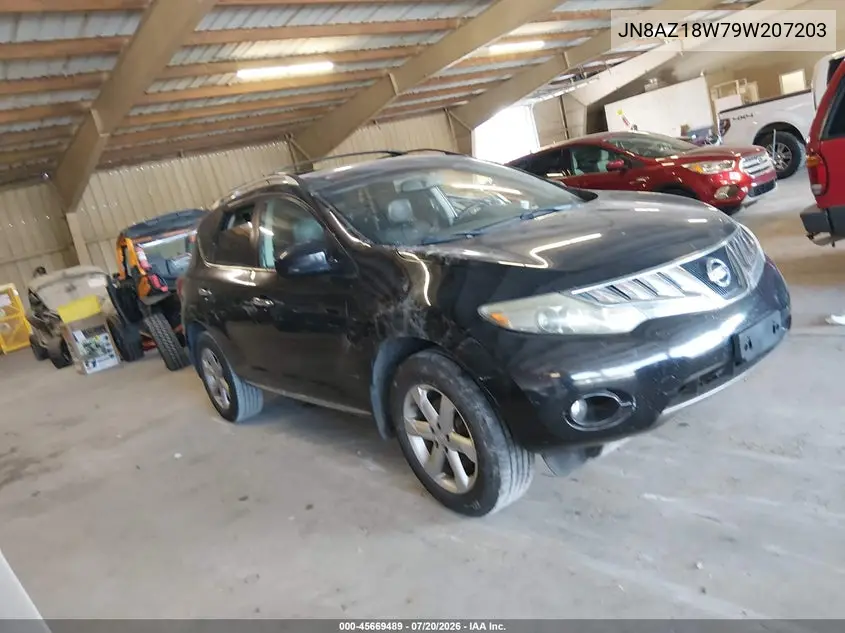 2009 Nissan Murano Sl VIN: JN8AZ18W79W207203 Lot: 45669489