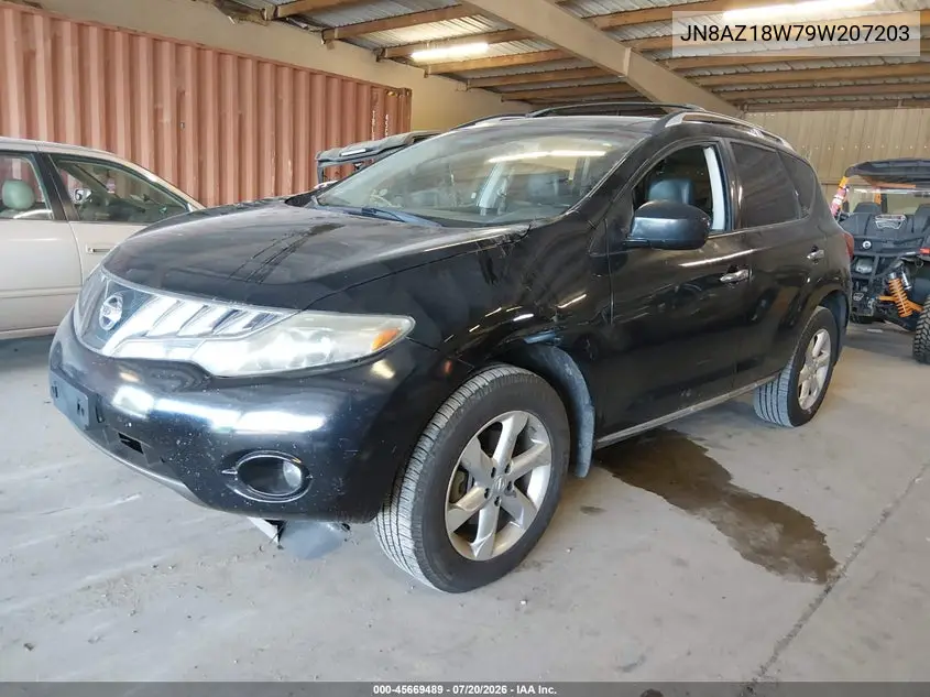 2009 Nissan Murano Sl VIN: JN8AZ18W79W207203 Lot: 45669489