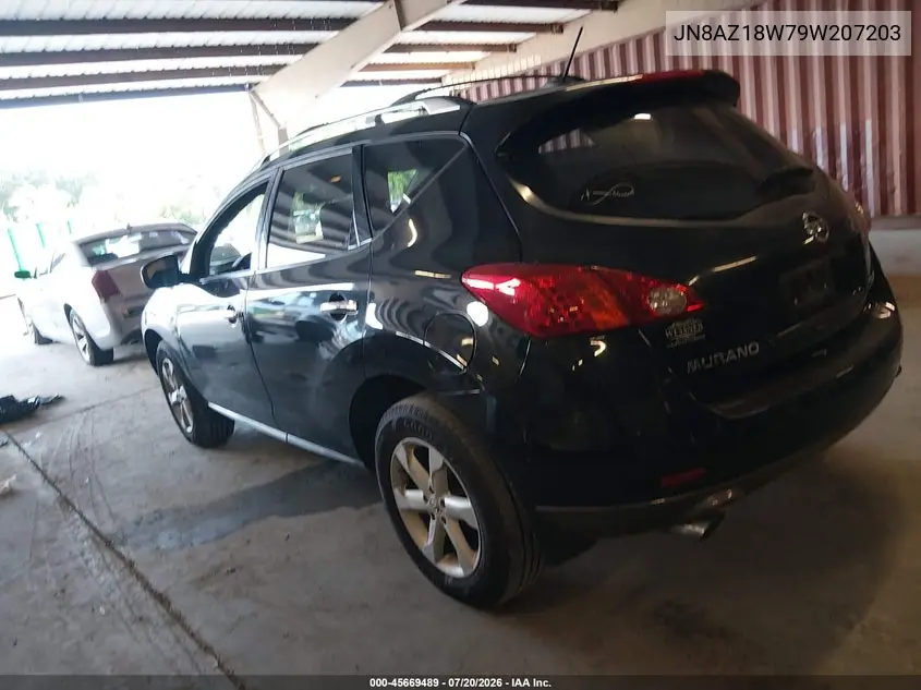 2009 Nissan Murano Sl VIN: JN8AZ18W79W207203 Lot: 45669489