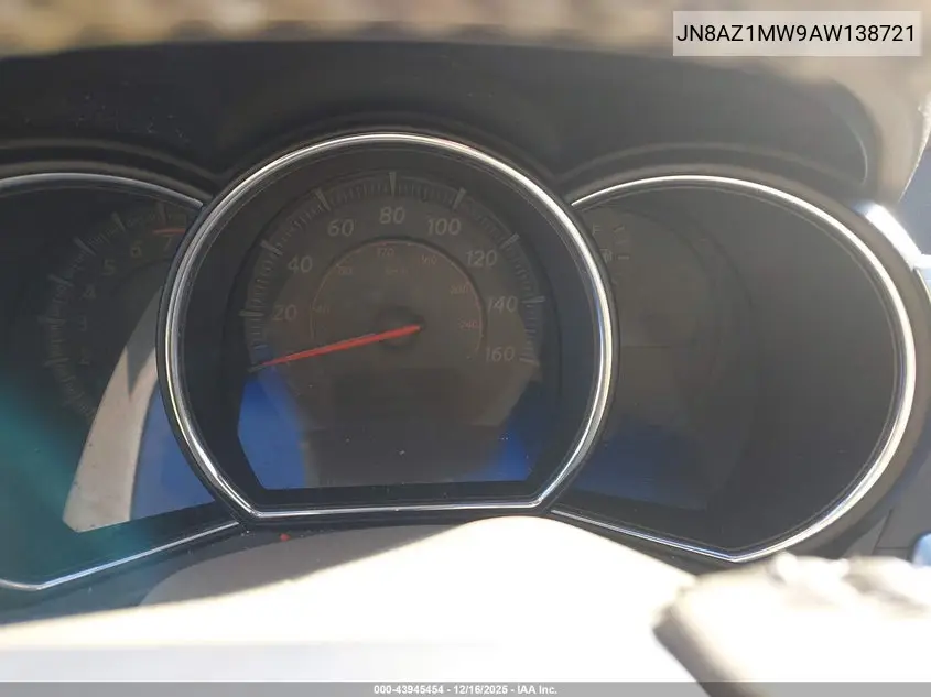 JN8AZ1MW9AW138721 2010 Nissan Murano Sl