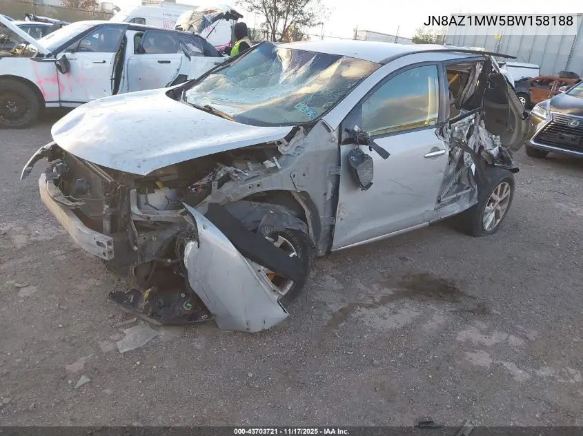 JN8AZ1MW5BW158188 2011 Nissan Murano S