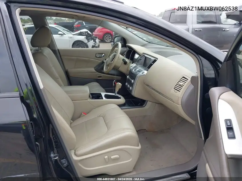 JN8AZ1MUXBW062538 2011 Nissan Murano Sl