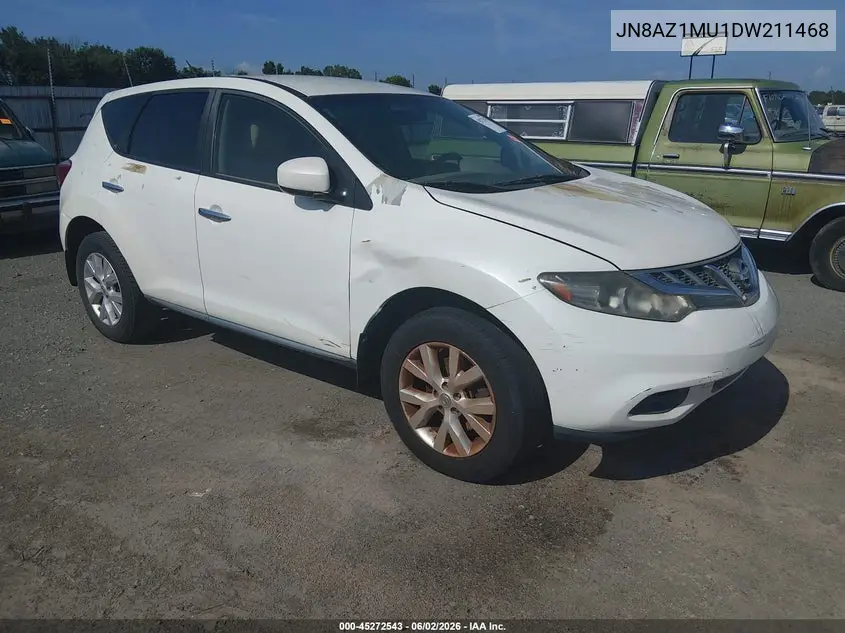 2013 Nissan Murano S VIN: JN8AZ1MU1DW211468 Lot: 45272543