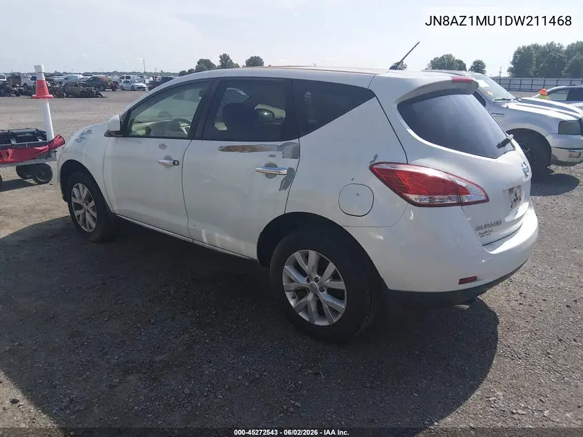 2013 Nissan Murano S VIN: JN8AZ1MU1DW211468 Lot: 45272543