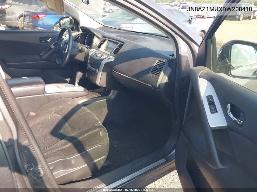 2013 Nissan Murano S VIN: JN8AZ1MUXDW208410 Lot: 45646451