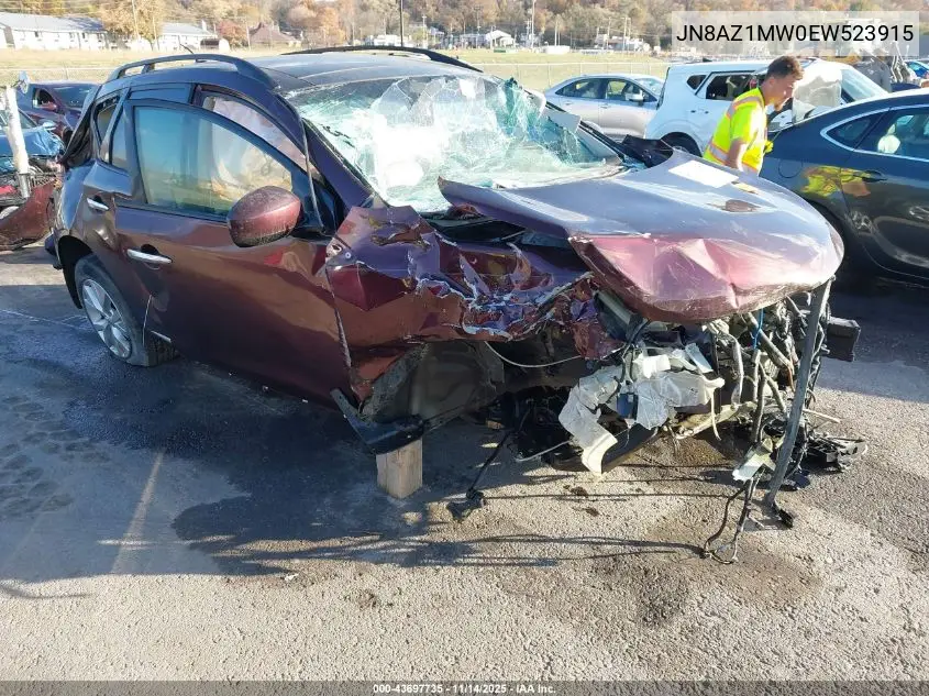 JN8AZ1MW0EW523915 2014 Nissan Murano Sl