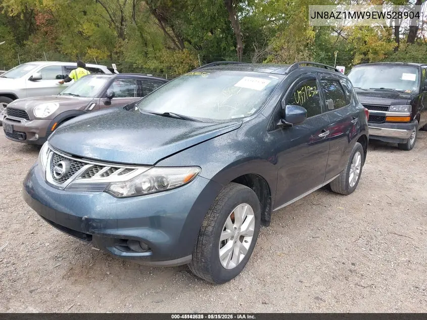 JN8AZ1MW9EW528904 2014 Nissan Murano Sl