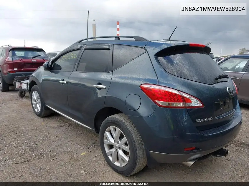 JN8AZ1MW9EW528904 2014 Nissan Murano Sl