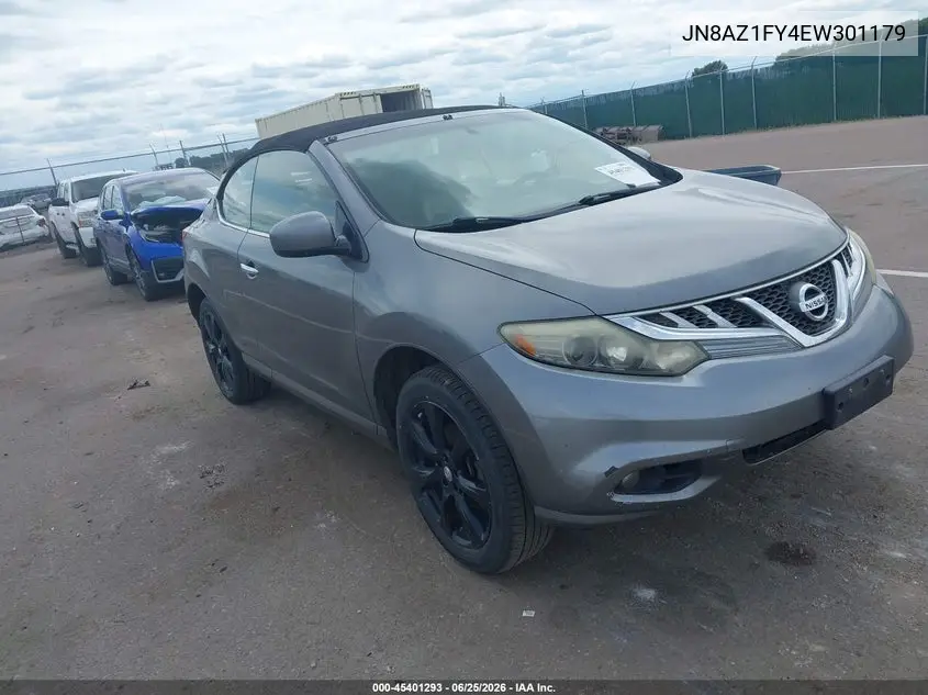 2014 Nissan Murano Crosscabriolet VIN: JN8AZ1FY4EW301179 Lot: 45401293